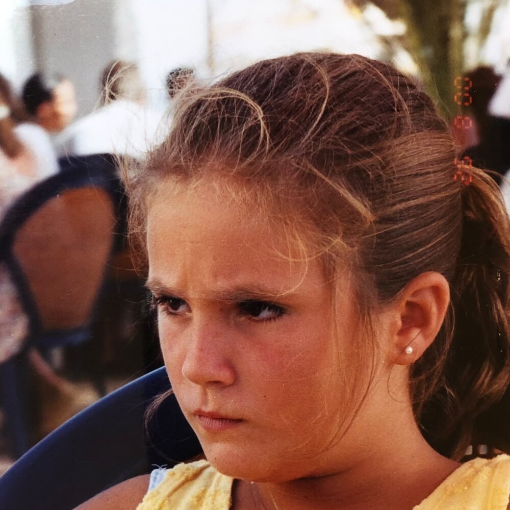 María de niña